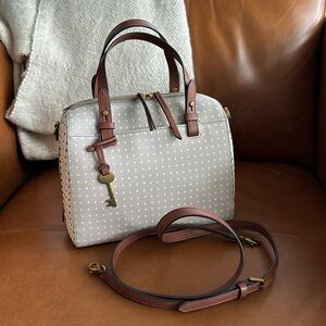 Fossil Rachel hearts satchel